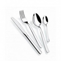 Juego de Cubertería MONIX de Acero Inoxidable 24 Piezas