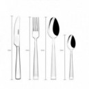 Juego de 24 Cubiertos de Acero Inoxidable Monix Europa