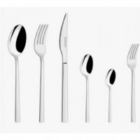 Set de 24 Cubiertos MONIX Amalfi de Acero Inoxidable 18/0