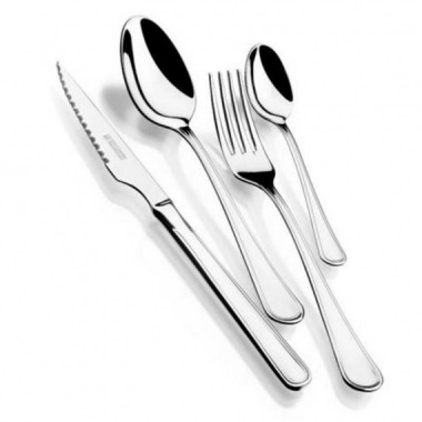 Set 24 Cubiertos de Acero Inoxidable Monix Manila