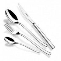 Set 24 Cubiertos de Acero Inoxidable MONIX Génova