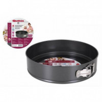 Molde Desmontable Quttin Redondo Antiadherente (Ø 28 x 6,8 cm)