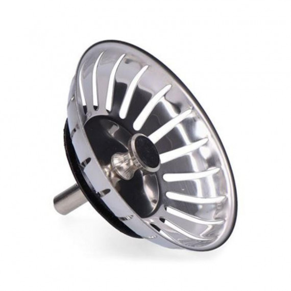 Filtro de Rejilla Tipo Teka Cromado con Espiga, Ø3 cm