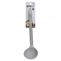 Cucharón de Silicona con Mango de Acero Inoxidable Quttin