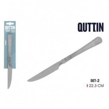 Pack 3 Cuchillos de Mesa Quttin Sof&iacute;a 22 cm