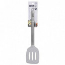 Pala Rayada de Cocina Quttin de Acero Inoxidable con Silicona