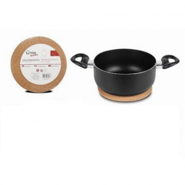 Set 2 Salvamanteles de Corcho Redondos 18cm Urban Living