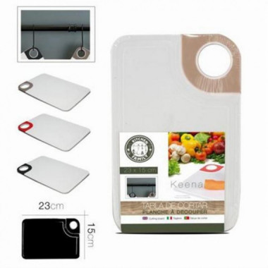 Tabla de Cortar Pl&aacute;stica 23x15 cm