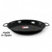 Paellera Valenciana LA ESTRELLA Jaspeada de Acero Esmaltado 36 Cm