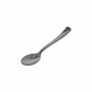 Set 50 Cucharas de Plástico Reutilizables Algon de 10cm, Color Plata