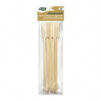 Set de 20 Pinchos de Bambú Algon con Agarrador 240mm