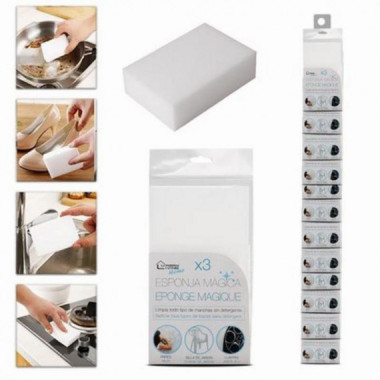 Pack de 3 Esponjas de Limpieza M&aacute;gica Urban Living
