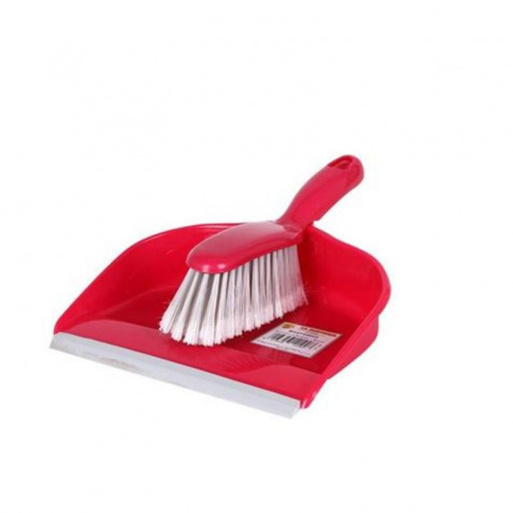 Pala Recogedora con Goma y Cepillo (23x30.5cm)