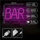 Lámpara Decorativa Neón LED "BAR" Forever USB con Dimmer