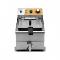 Freidora Eléctrica Profesional Chef Pro CF0104 de 10 Litros y 3000W con Válvula