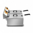 Freidora Eléctrica Profesional Doble Chef Pro 11+11 Litros 2x3000W