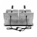 Freidora Eléctrica Profesional Doble Chef Pro 11+11 Litros 2x3000W