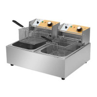 Freidora Eléctrica Profesional Doble Chef Pro CF0101 9+9 Litros 2x2500W