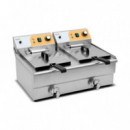 Freidora Eléctrica Profesional Doble Chef Pro CF0106 2x16 Litros 2x3000W