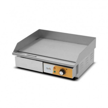 Plancha El&eacute;ctrica Profesional Chef Pro CF0107 con Superficie Lisa 3000W