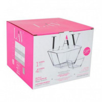 Pack de 4 Bols de Vidrio de 300ml + Ensaladera de 1900ml Lav