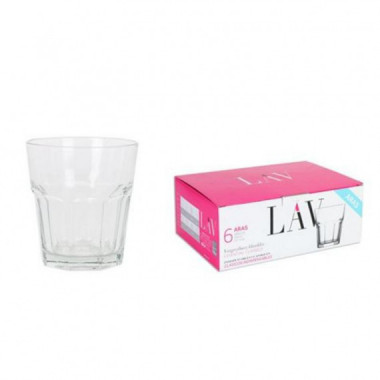 Set 6 Vasos de Agua Lav Aras 305cc