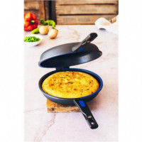 Sartén Tortillero Doble MONIX Twin Solid+ de Aluminio Fundido 24CM