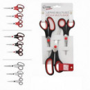 Paquete de 3 Tijeras Multiusos Urban Living con Agarre Ergonómico