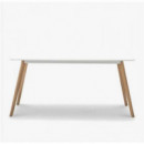 Mesa Design D900 120x80cm Blanca Muvip