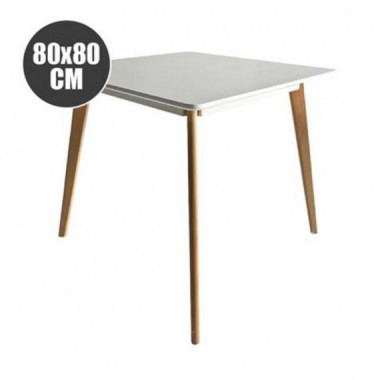 Mesa de Comedor/Cocina Muvip Design D900 80x80 cm Blanca