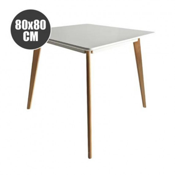 Mesa de Comedor/Cocina Muvip Design D900 80x80 cm Blanca
