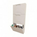 Zapatero Artplast Compacto de Polipropileno Blanco (510x173x401 mm)