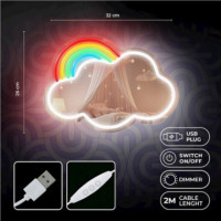 Espejo Decorativo con Neón Led Cloud Multicolor FOREVER