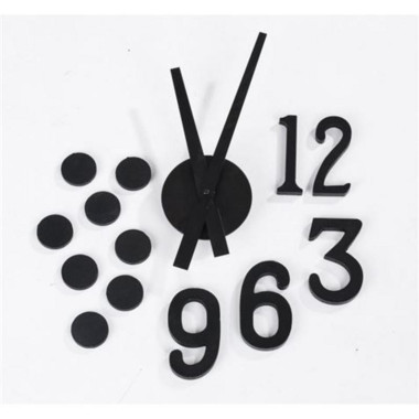 Reloj de Pared Jocca 3D con Relieve y N&uacute;meros Grandes, 40 cm