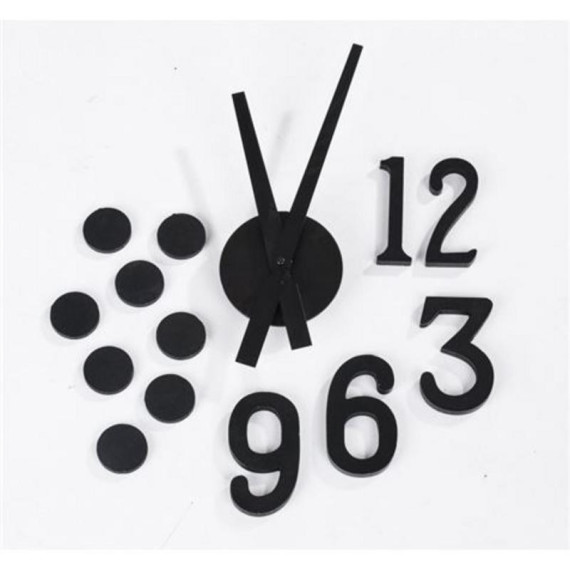 Reloj de Pared Jocca 3D con Relieve y Números Grandes, 40 cm