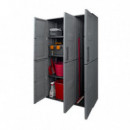 Armario Alto con Estantes Ajustables Artplast (1020x370x1630 mm)