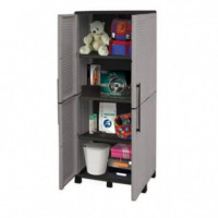 Armario Alto Artplast con Estantes Ajustables y Patas Regulables (680x370x1690 mm)