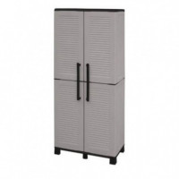 Armario Alto Artplast con Estantes Ajustables y Patas Regulables (680x370x1690 mm)