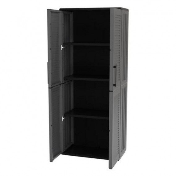 Armario Alto de Plástico Artplast Línea Easy Gris (680x370x1630mm)