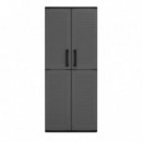 Armario Alto de Plástico Artplast Línea Easy Gris (680x370x1630mm)