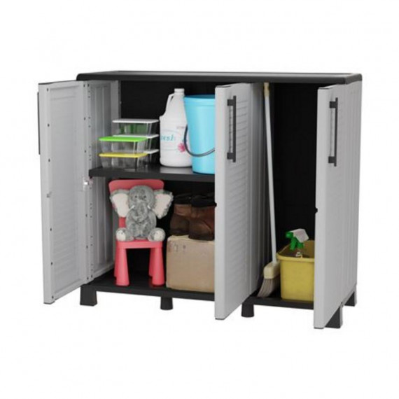 Armario Bajo Ancho Artplast con Estantes y Patas Ajustables