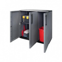 Armario Bajo de Media Altura Artplast con Estantes Regulables (1020x370x840 mm)