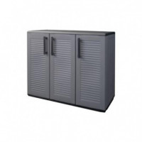 Armario Bajo de Media Altura Artplast con Estantes Regulables (1020x370x840 mm)