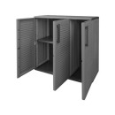 Armario Bajo de Media Altura Artplast con Estantes Regulables (1020x370x840 mm)