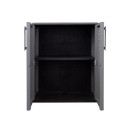 Armario Bajo de Plástico Artplast Línea Easy 68x37x84cm Gris Oscuro