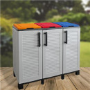 Armario de Reciclaje Artplast con 3 Compartimentos, 102x37x90 cm