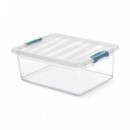 Caja de Almacenaje Katla Transparente 12 Litros (39x29x15.5 cm)