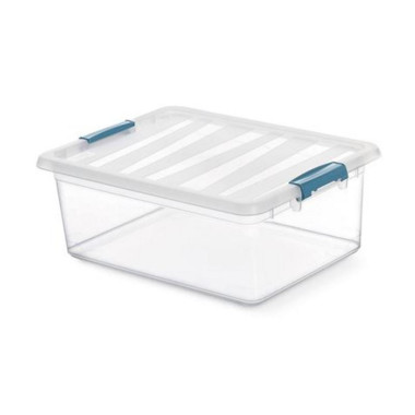 Caja de Almacenaje Katla Transparente 12 Litros (39x29x15.5 cm)