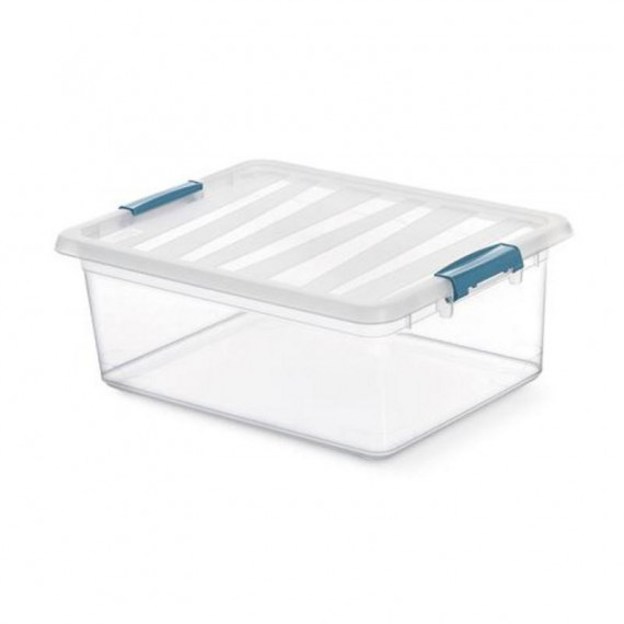 Caja de Almacenaje Katla Transparente 12 Litros (39x29x15.5 cm)