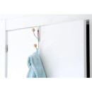 Perchero Hbs para Puerta con 2 Ganchos de Bambú y Acero